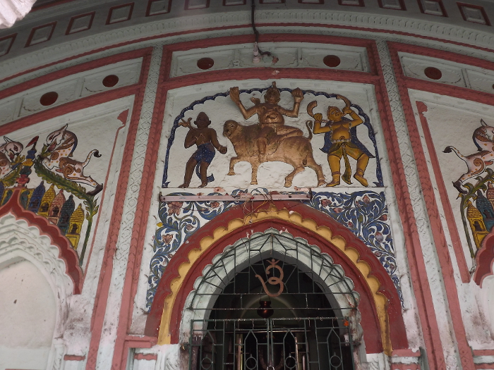 Bhukailash temple wall artwork