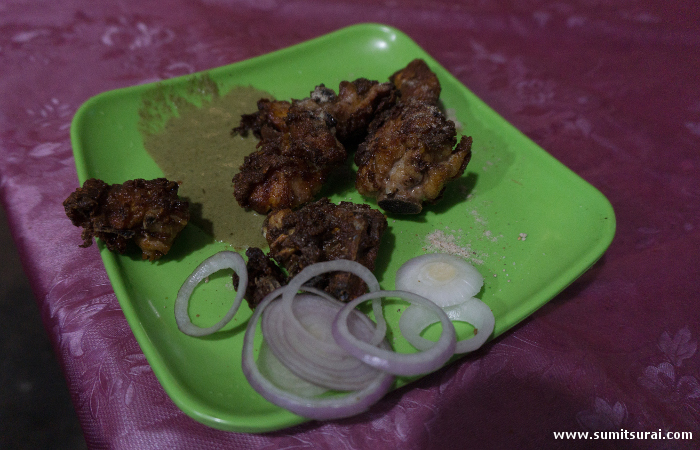 Chicken Changrezi at Afghan Chicken Stall